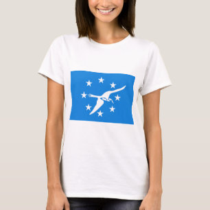 Women T Shirt with Flag of Corpus Christi, USA