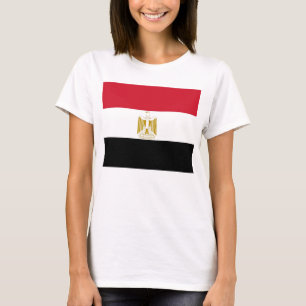 Women T Shirt with Flag of Egypt