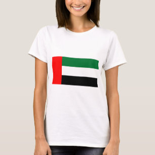 Women T Shirt with Flag of United Arab Emirates