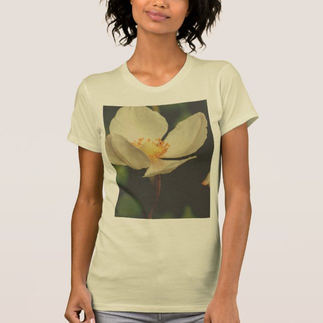 Women t-shirt with floral print (Front)
