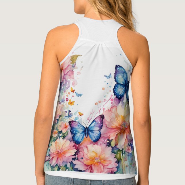 Women Tank Top Special Unique Design (Back)