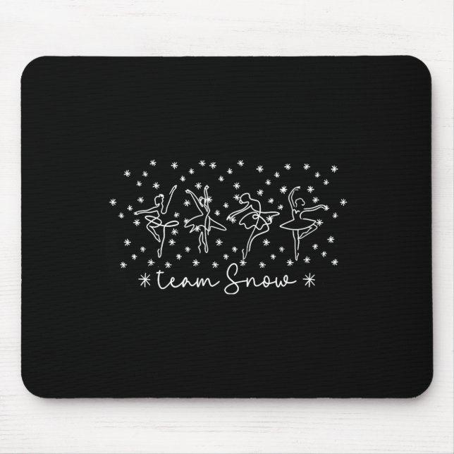 Women Team Snow Corps Nutcracker Season Christmas  Mouse Pad (Front)
