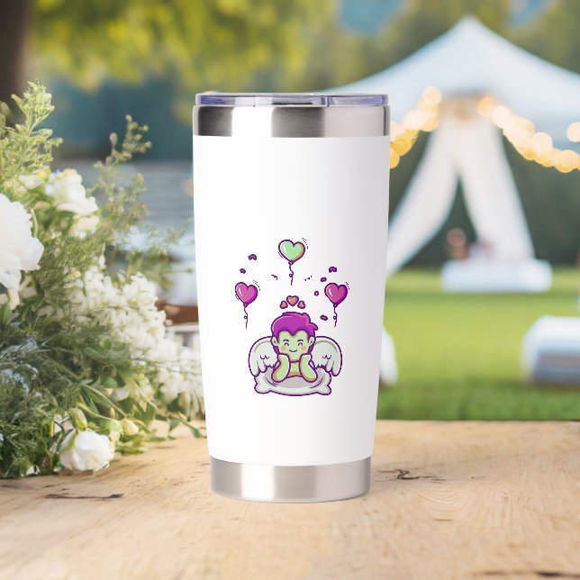 Women Tee Shirts, Men Shirts, Mom Ghost T-Shirts Insulated Tumbler (Wedding (Rotated))