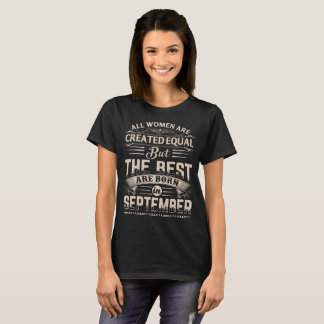 Women the best are born in September T-Shirt