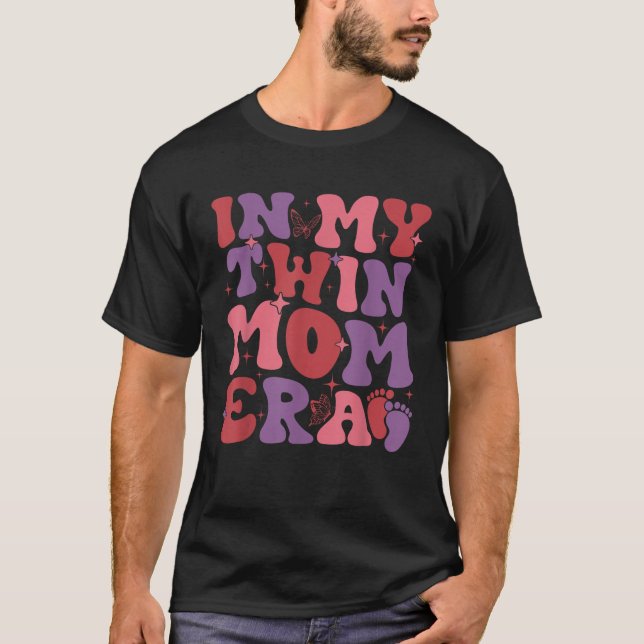 Women Twin Mom T-Shirt (Front)