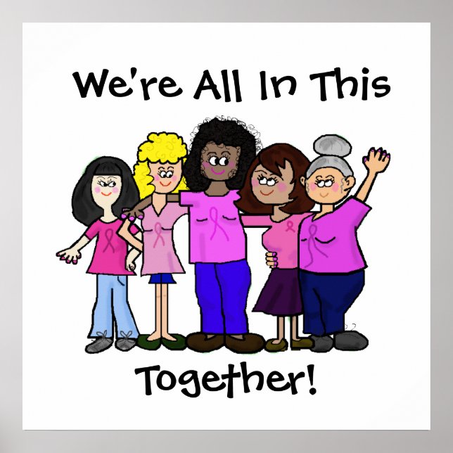 Women United Against Breast Cancer Poster (Front)