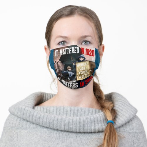Women Use Your Vote Adult Cloth Face Mask