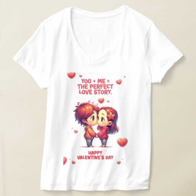  Women V-Neck Graphic Tees, Printed T-Shirt  (Laydown)
