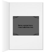 Women Versus Men Cards (Inside (Right))