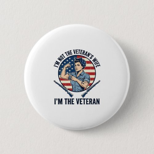 Women Veteran Patriotic Vintage Engraving Shirt De Button