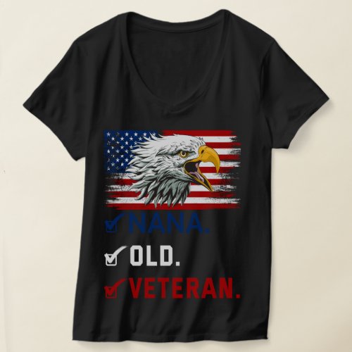 Women Veterans Recognition Day Grandma Old Veteran T_Shirt