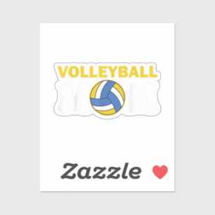 Women Volleyball Mom Shirt Game Day Funny Player Sticker