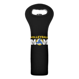 Women Volleyball Mom Shirt Game Day Funny Player Wine Bag