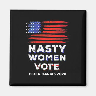 Women Vote Biden Harris 2020 Usa Flag Gift Magnet