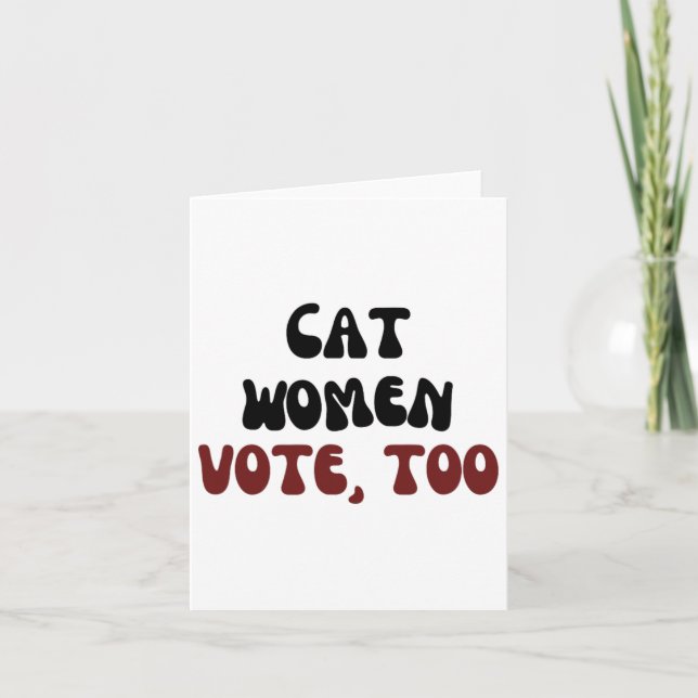 Women Vote For Kamala Harris For President Electio Card (Front)