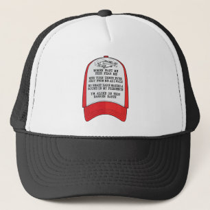 Women want me,Fish fear me I'm alone funny fishing Trucker Hat