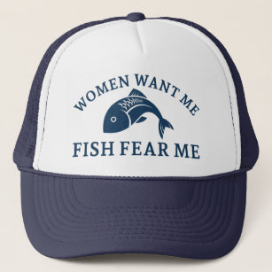 The Fish And I Have Formed An Alliance Against Women” Cap for