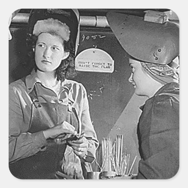 Women Welders Square Sticker (Front)