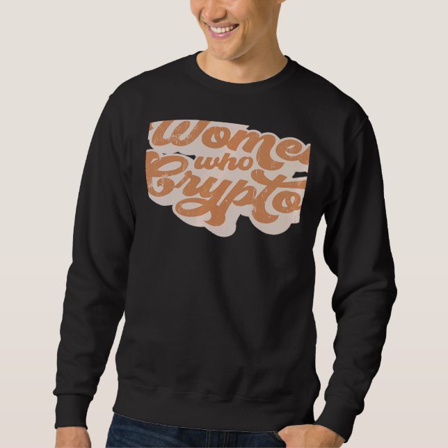 Women Who Crypto Mom HODL DeFi   Sweatshirt (Front)