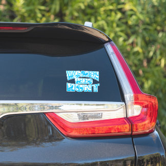 Women Who Hunt Logo Vinyl Sticker-Blue Sticker