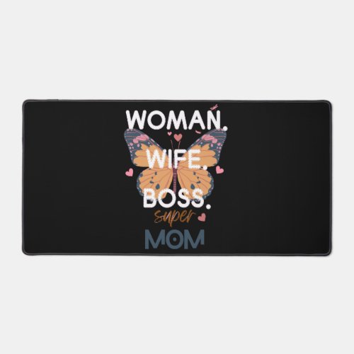 Women wife boss super mom desk mat