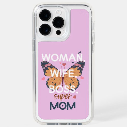 Women wife boss super mom speck iPhone 14 pro max case