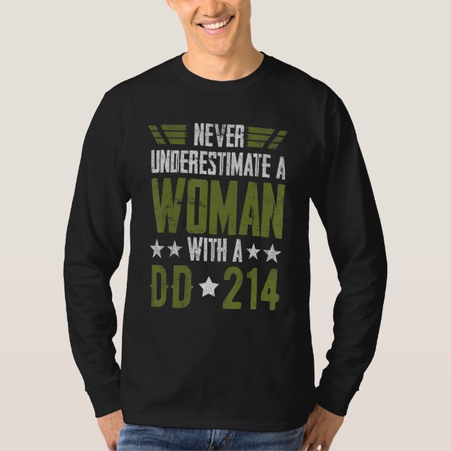Women With DD-214 Female Veterans Day_2 T-Shirt (Front)