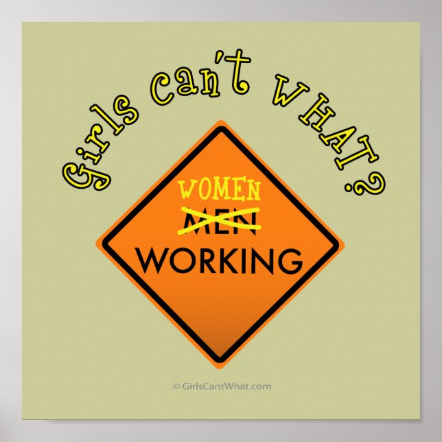 Women Working Sign (Front)