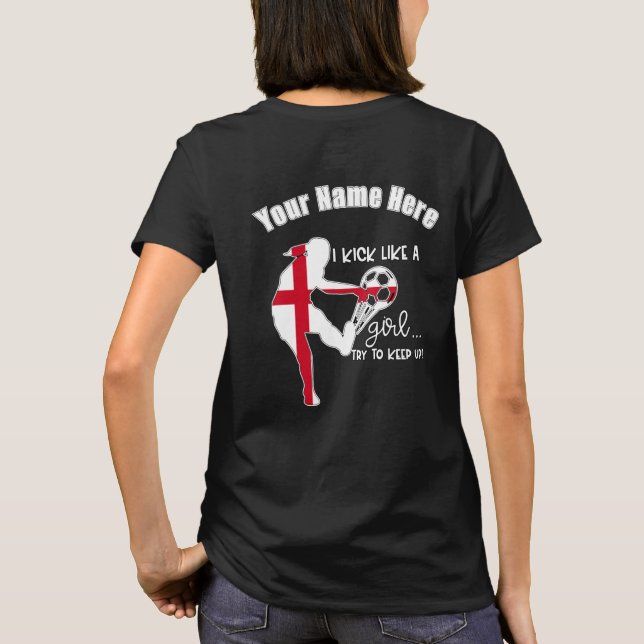 Women World Cup 2023 Team England T-Shirt (Back)