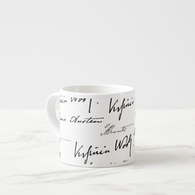 Women Writers Espresso Cup (Front Left)