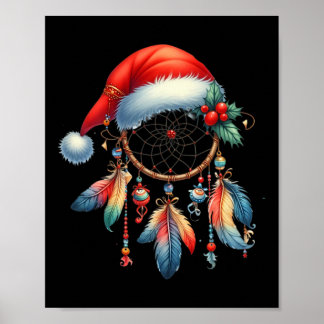 Women Xmas Dream Catcher Feather Dreamcatcher Men Poster