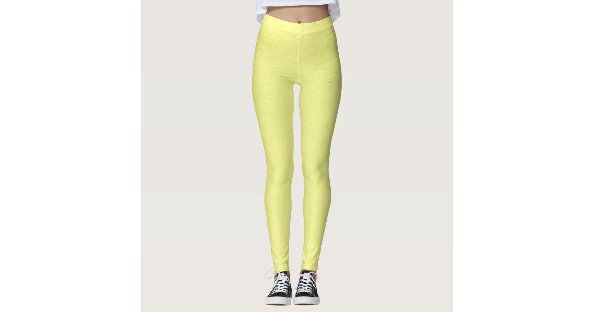 women yellow leggings. leggings Zazzle