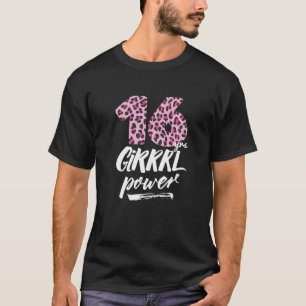 Womens 16 Years Birthday Celebration Girl Fun For T-Shirt