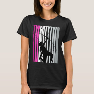 Womens 22nd Archery Birthday Archer Queen Bow Arro T-Shirt