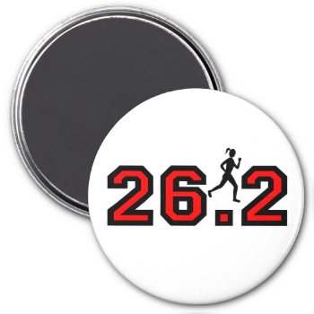 Women's 26.2 Marathon Magnet by runnersboutique at Zazzle