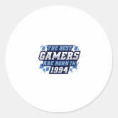 12 Year Old Gamer Boy 12nd Perfect Birthday Gaming Classic Round Sticker