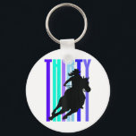 Womens 30th Birthday Womens Horse Riding Lovers Ro Keychain<br><div class="desc">Womens 30th Birthday Womens Horse Riding Lovers Rodeo Racing Retro</div>