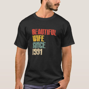 Womens 32nd Wedding Anniversary for Her Handsome W T-Shirt