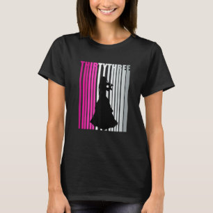 Womens 33rd Violin Player Birthday Bday Violinist T-Shirt