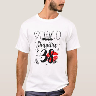 Womens 38Th Happy Birthday Chapter Born In 1983 T-Shirt