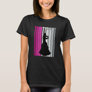 Womens 38th Violin Player Birthday Bday Violinist T-Shirt