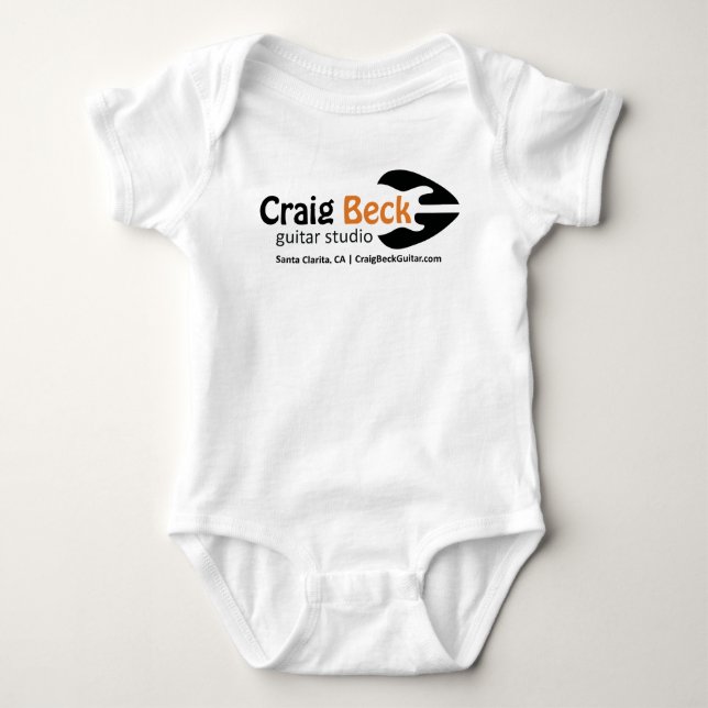Women's 3/4 Sleeve Tee | Craig Beck Guitar Studio (Front)