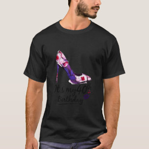 Womens 40 Years Old It's My 40th Birthday Women Gi T-Shirt