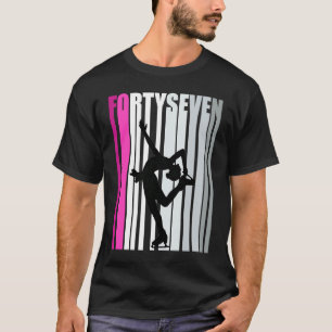 Womens 47th Birthday Ice Skating Queen Ice Skater  T-Shirt