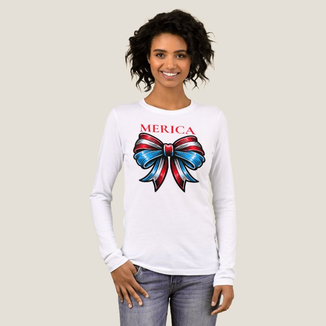 Women's 4th of July  Tri-Blend Shirt (Front Full)