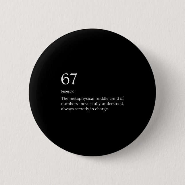 Womens 67 Definition Meme V-neck  Button (Front)