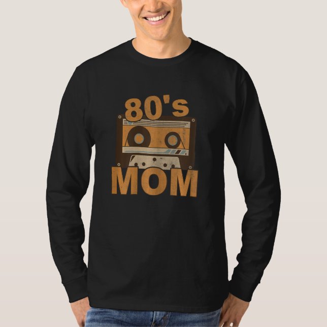 Womens 80s Mom Eighties1980s For Nostalgia 80's Vi T-Shirt (Front)