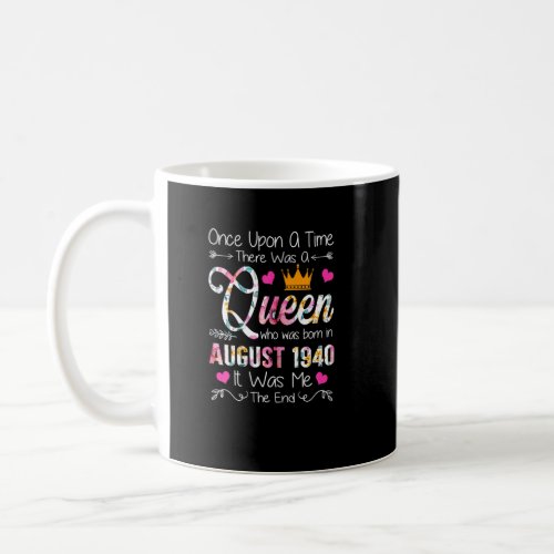 Womens 82 Years Birthday Girls 82nd Birthday Queen Coffee Mug