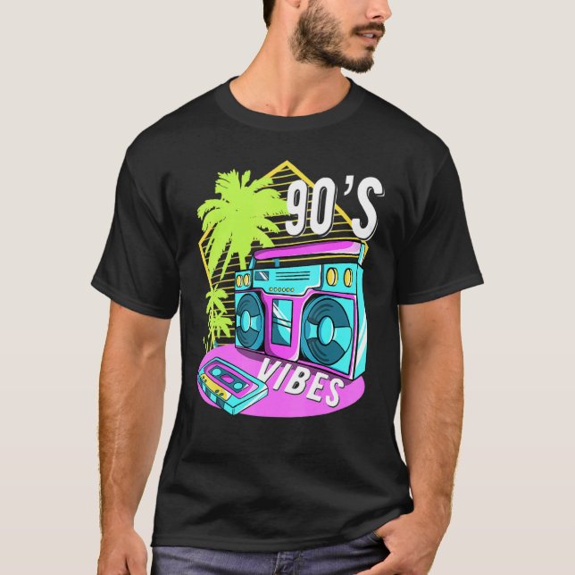 Womens 90s Vibes Outfit Retro Aesthetic 1990s Cost T-Shirt (Front)