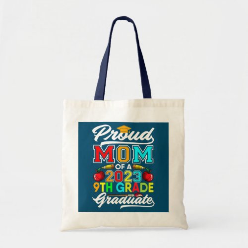 Womens 9th Grade Graduation 2023 Boys Girls Proud Tote Bag